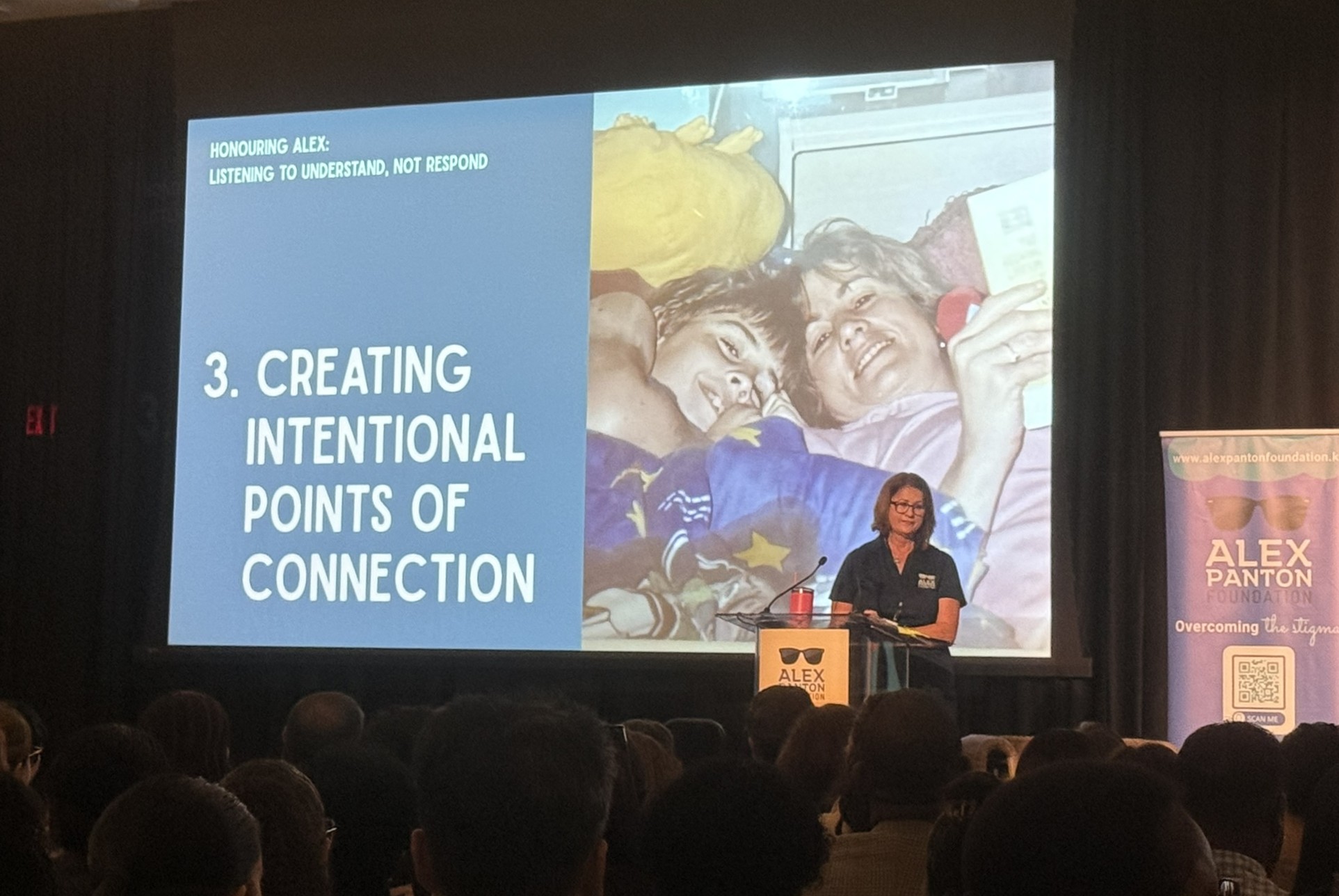 Jane Panton shared memories of her son Alex 