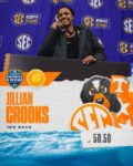Jillian Crooks wins gold at SEC Championships