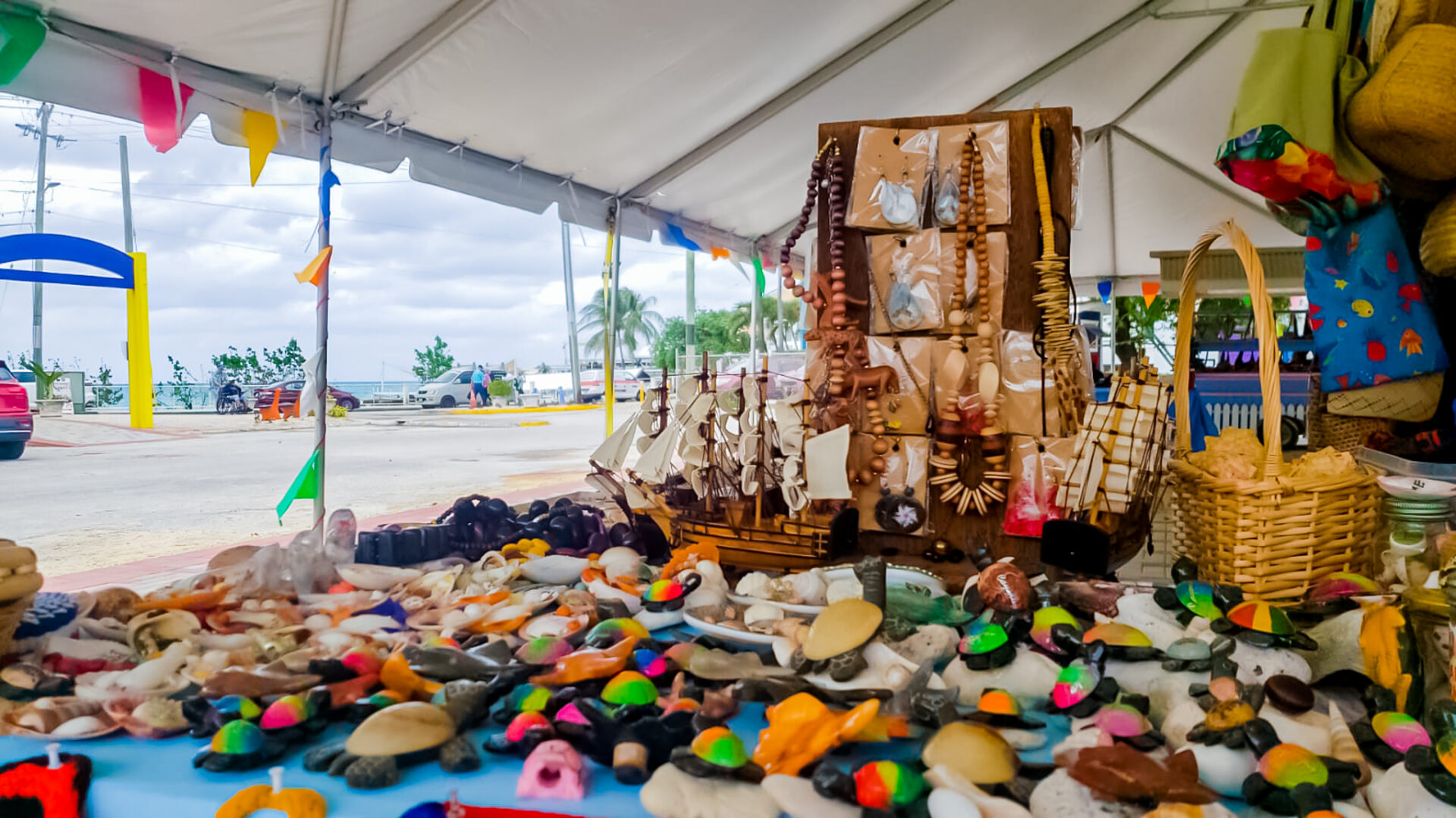 Cayman Craft market stall