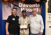Davontè Howell signs first-ever NIL deal with local company