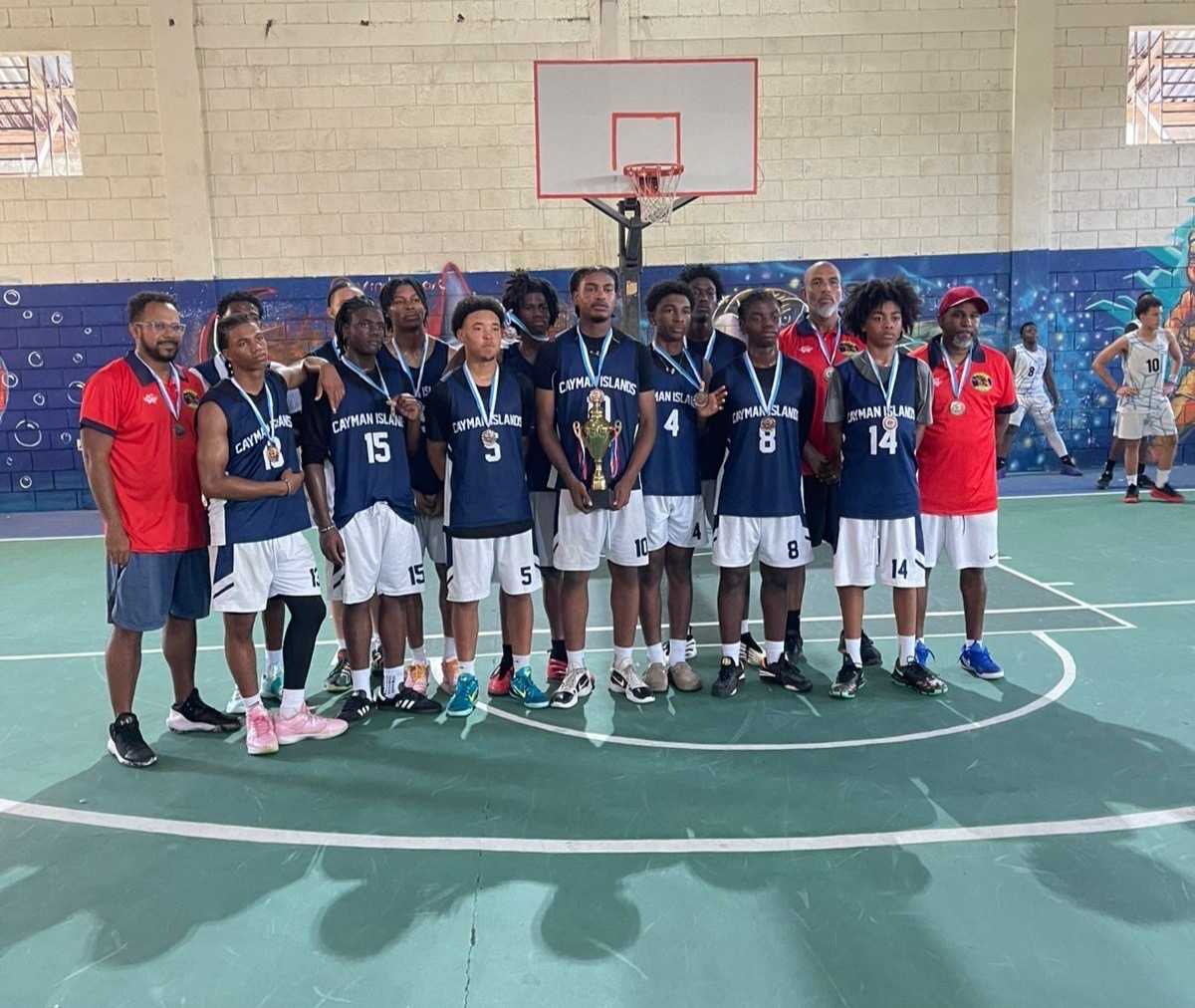 Cayman U17 basketball takes third in Roatan tournament debut