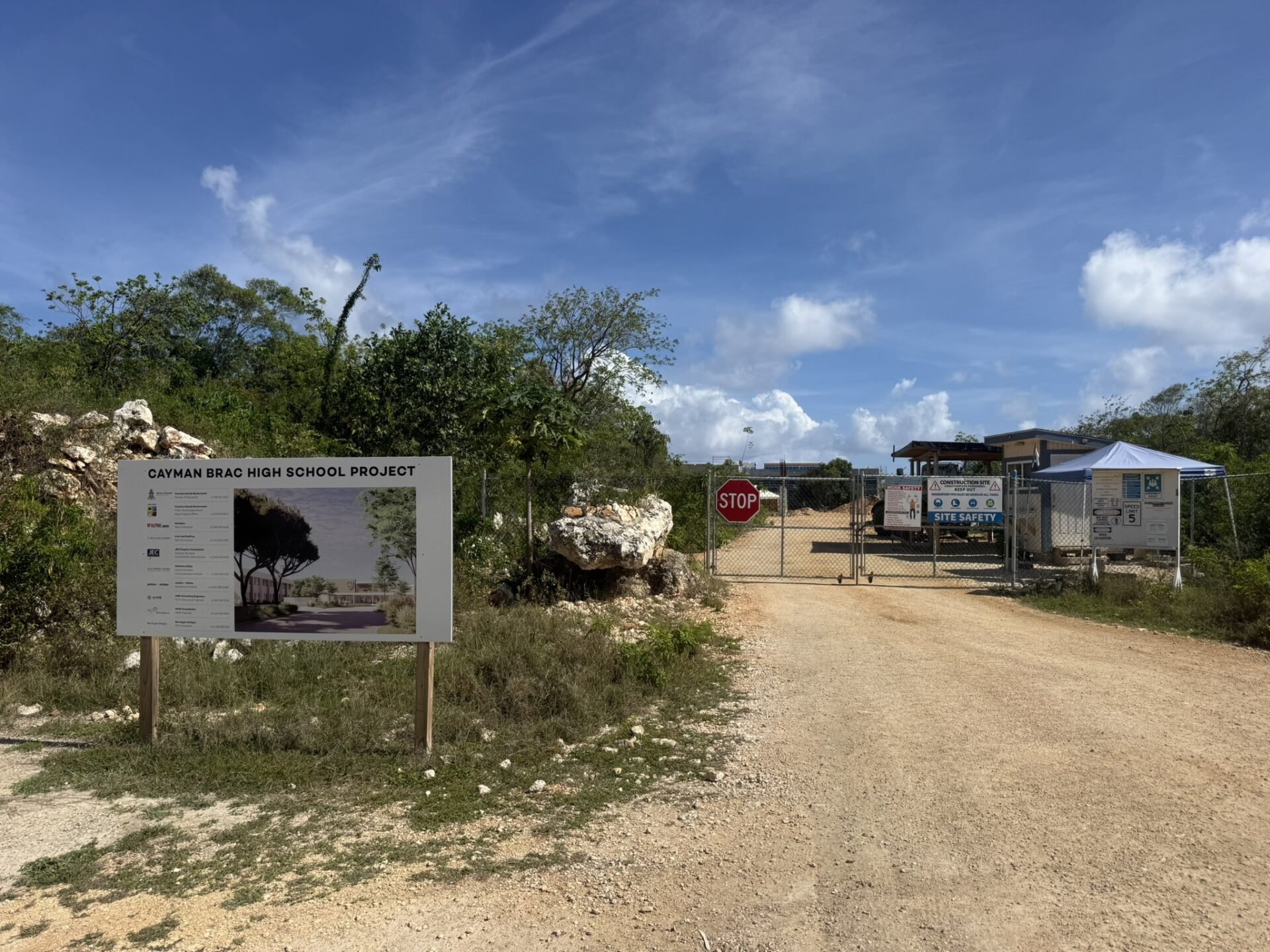 new Cayman Brac high school