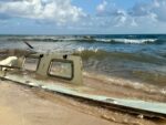 Stranded sailing vessel sinks off Barkers
