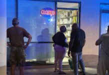 Eastern Avenue shopping plaza catches fire