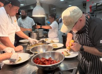 Six chefs ‘jam’ to create culinary magic at The Brasserie