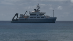 Research vessel Hydra exploring Cayman waters