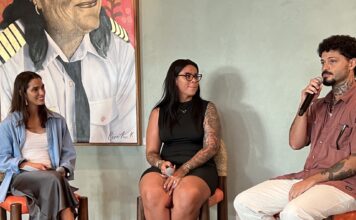 Artists Keri Elaine and John Reno Jackson share inspirations at Hotel Indigo