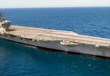 Oldest US Navy nuclear aircraft carrier arrives in Jamaica