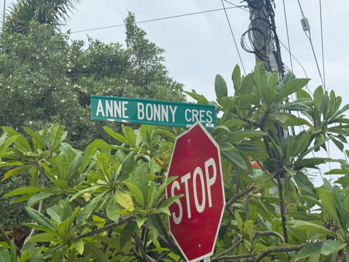 Anne Bonny Crescent in South Sound is named after a famous femal