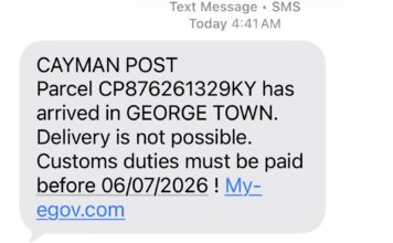 Police issue warning about scam text purportedly from post office