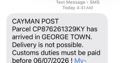 Police issue warning about scam text purportedly from post office