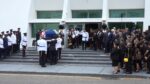 Mourners pay respects at national hero Francine Jackson’s lying in state