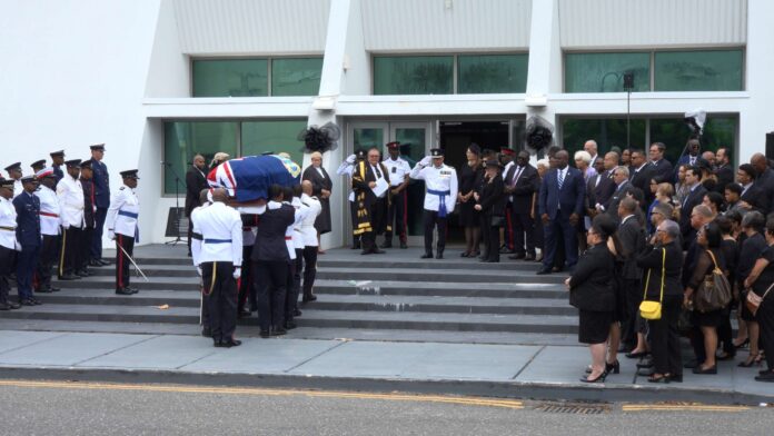 Francine Jackson lying in state2