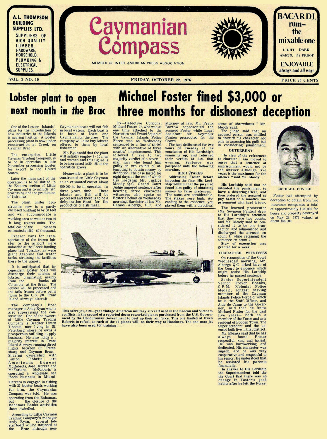 50 years ago: Lobster plant for the Brac; fraudster convicted - Cayman ...